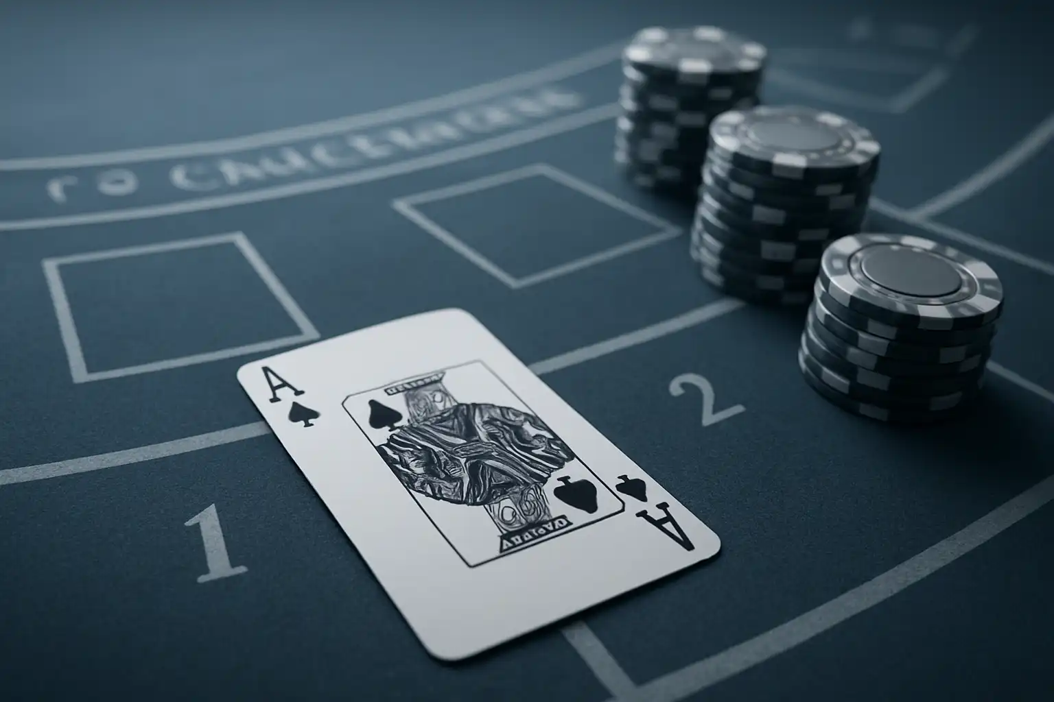 Roulette- und Kartentisch bei CrazyTower